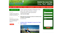 Desktop Screenshot of mariocalmigolf.com